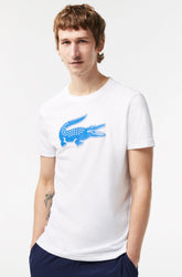 T-Shirt pour homme par Lacoste | TH2042 52 Bleu/ANY | Boutique Vvög, vêtements mode pour homme et femme