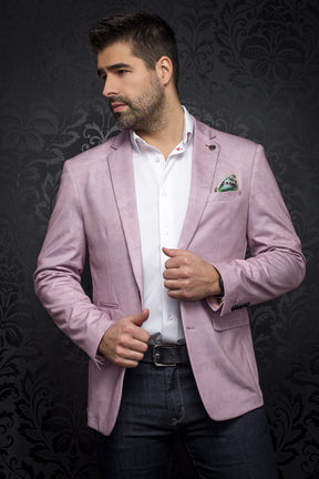 Veston pour homme par Au Noir | TRAVELER TRANSPARANT pink | Boutique Vvög, inventaire complet de la marque Au Noir