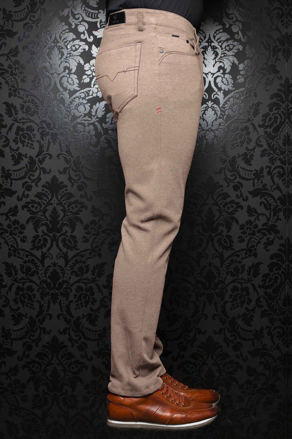 Pantalon pour homme par Au Noir | WINCHESTER Beige | Boutique Vvög, vêtements mode pour hommes