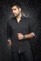 Chemise manches longues en Knit pour homme par Au Noir | ZOLA Noir | Boutique Vvög, inventaire complet de la marque Au Noir